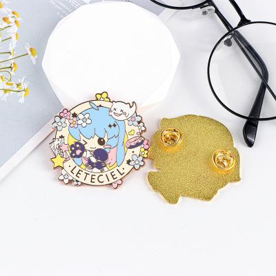 China Europe Cartoon Character Pin Badge Brooch Coat Lapel Pin Brooch Clothing Accessories for sale