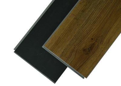 China Wood Grain Pvc Interlocking Floor Tiles Spc Flooring 1.5mm - 6.0mm Thickness for sale