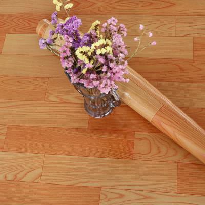 China 1.0mm - 3.0mm Thickness Linoleum Flooring Rolls Wood Look Vinyl Flooring Rolls for sale