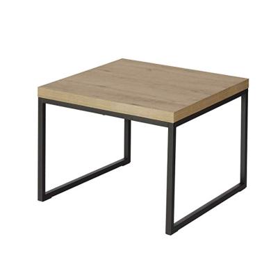 China Modern Side Square Sofa End Table Table With Metal Frame, Coffee Table For Living Room Garden for sale