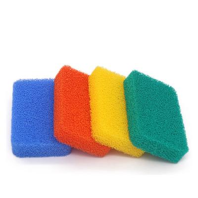 China Viable Silicone Kitchen Scrubber Silicon Sponge For Washing Dish Silicone Cleaning Sponge With Customized Shape And Color for sale