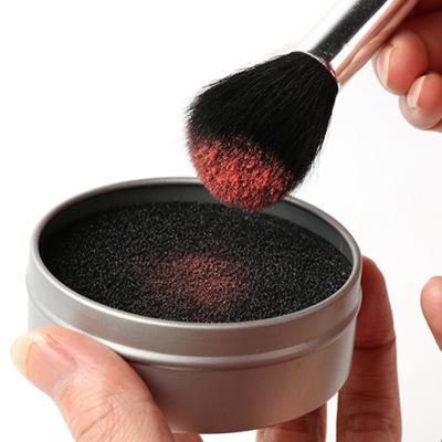 China Makeup Brush Cleaner Sponge Wash Sweep Brush Cleaning Box Hx Quick Remover Color for sale