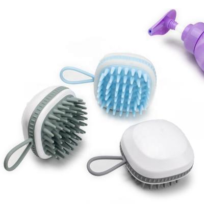 China Cat Dog Hair Removal Brush Viable Elastic Comb Silicone Ball Hairy Pet Bathing Tool Massage Brush for sale