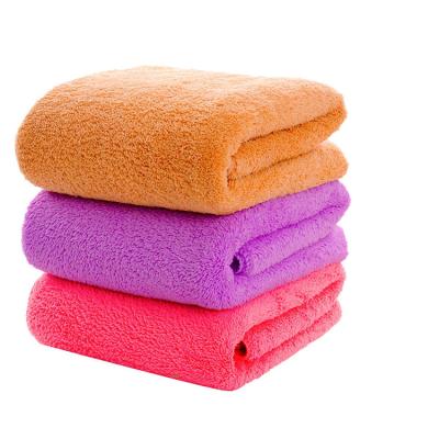 China 70*140cm Terry Microfiber Bath Towel Sustainable Travel Towel Quick Dry Soft Drying Towel for sale