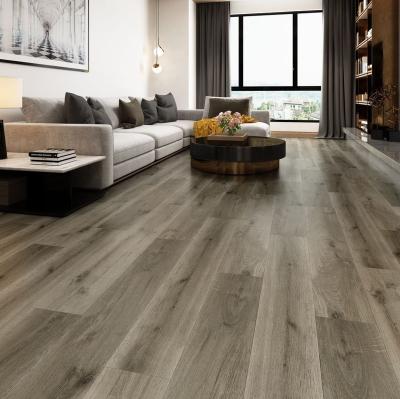 China Good quality china wood vinyl plank pvc spc plastic flooring anti-slip wear-resistant waterproof 4mm 5mm factor for sale