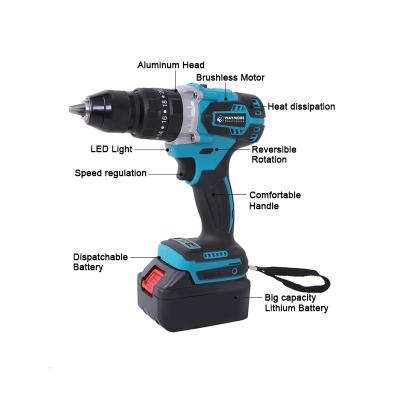 China Combined Electric Cordless Handheld Craft Tools Cordless Drill Nail Drill Set 89v Battery Charged Drills for sale