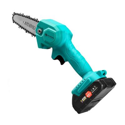 China Mini Portable Handheld Brushless Rotary Electric Chainsaw 2-Stroke Cordless Tool For Cutting Woodworking Tools for sale