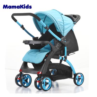 China Wholesale Good Quality China Mamakids K-98KC Cheap Price Sale Polyester Best 2 in 1 Baby Stroller Baby Carriage for sale