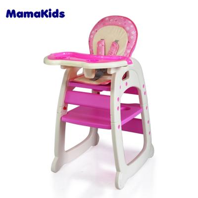 China Mamakids HC-30D Plastic Baby High Chair 3 In 1 Baby Umpire Chair With Table for sale