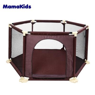 China Roomy Portable Fabric Kids Play Fence Baby Playard for sale