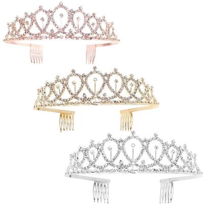 China Alloy Amazon Hot Sale Happy Birthday Boy Crown Birthday Girl Crown Headband For Adult for sale