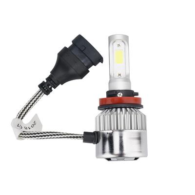 China Aviation Aluminum Alloy 3 S2 8000Lm Side High Power Hi Lo Super Bright 9005 9006 H11 H4 H7 Car Led Auto Headlight Bulbs for sale