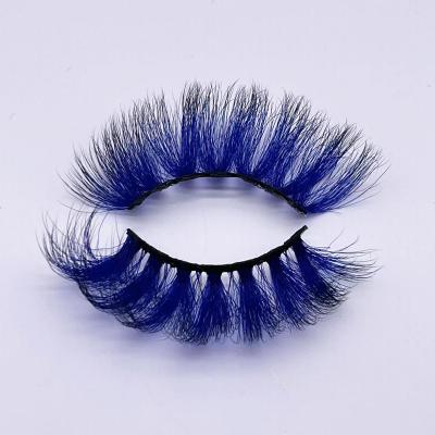 China Synthetic Wholesale False Eyelashes Color Gradient Eyelashes Vendor  high quality eyelash style for sale