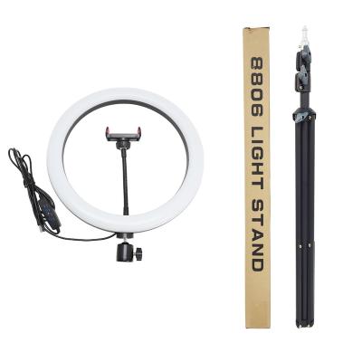 China Tiktok Ring Light With Stand 30cm 12inch 200cm Adjustable Ttripod Tiktok Photographic Selfie Led Ring Light With Tripod Stand For Live Stream for sale