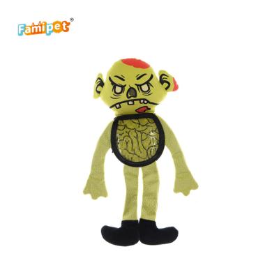 China Manufacturer Wholesale High Quality Designer Private Label Viable VAMPIRE AND ZOMBIE Stuffed Custom TPR Squeaky Dog Toys for sale