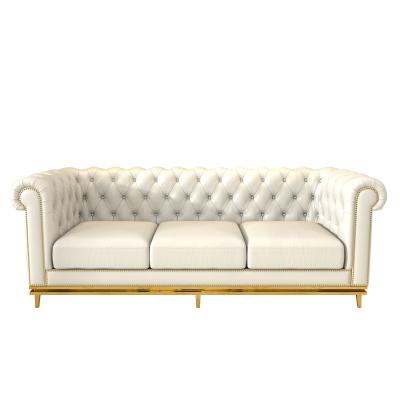 China Hot Selling American Light Luxury Modern Leather Furniture Sofa Living Room 123 Combination Sofa (Other) Adjustable for sale