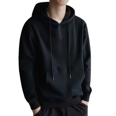 China Custom Anti-Wrinkle Plus Size Mens Hoodies Sweatshirt Set Cotton Long Sleeve Printed Hoodies Mens Pullover Loose Oversized Hoodie for sale