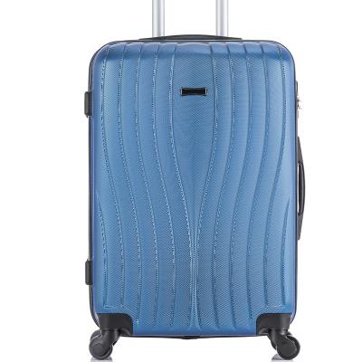 China Wholesale ABS pressure resistancefll prevention luggage custom18 20 24 large capacity for long travel suitcase for sale