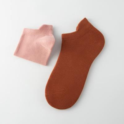 China Customized QUICK DRY cotton spring and high top socks summer solid color low socks other wholesale women's hosiery for dress unisex pink sock for sale