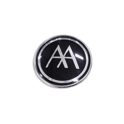 China Business/Luxury High Quality Metal Badge Custom Chrome Black Car Logo Metal Badge Adhesive Sticker For Car for sale