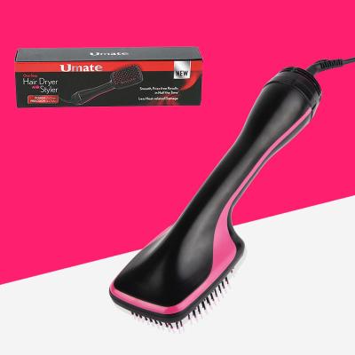 China Factory price ionic electric comb hair dryer 2 in 1 new hair dryer for sale