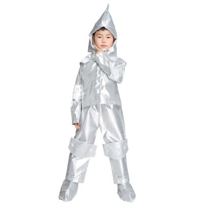 China Hot Selling Halloween Dress Costume Tin Man Kids Halloween Wizard of Oz Cosplay Costume For Boy for sale