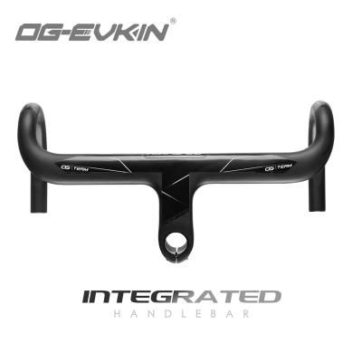 China Over Drive 2 Size Fork 28.6/31.8mm OG-EVKIN HB-1300 Carbon Road Integrated Handlebar OD2 28.6/31.8mm Handlebars For Road Racing Bicycles Handle Bar Bicycle Parts for sale