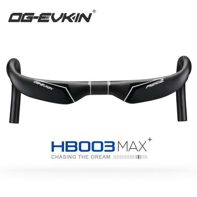 China Road Bikes OG-EVKIN HB-003 Carbon Fiber Handlebar 31.8MM 420/440/460MM OVERHEAD Bent Bar Carbon Road Handlebar Road Bike Bicycle Parts Packing for sale