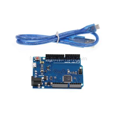 China Electronic Products Leonardo R3 Microcontroller Atmega32u4 Development Board With USB Cable Compatible DIY Starter Kit for sale