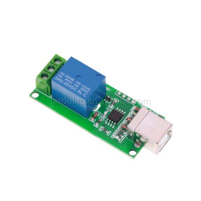 China Electronic Products 5V 1 Channel USB Programmable Relay Module Computer Control For Smart Home 5 V 1Way Relay Board for sale