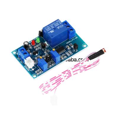 China Electronic Products Resistance Sensor Relay Module Light Delay Switch 12V Photosensitive Controlled Adjustable Relay Module for sale