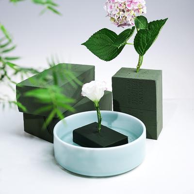 China Wet Floral Plastic Foam Flower Foam Bricks Layout Mud Block Green Preserved Fresh Flower FoamFlower Clay Fixing Foam for sale