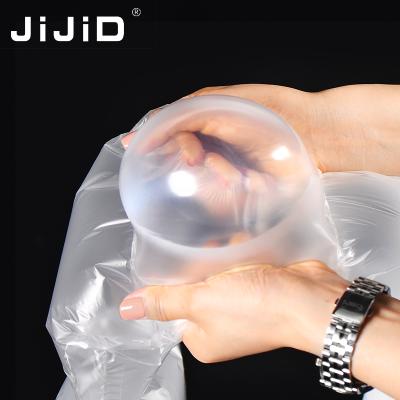 China JiJiD Custom Logo Shockproof Bubble Inflatable Film Printed Air Cushion Inflatable Film For Electronic Components for sale