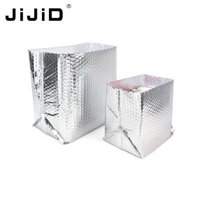 China JiJiD Insulated Waterproof Foil Bubble Box Liners For Food, Shield Bag Cold Chain Medical Fresh Transport for sale