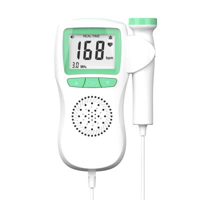 China Portable Fetal Heart Rate Monitor Baby Machine Mini Pregnant Woman Doppler Ultrasound Health Care OEM Medical Fetal Medical Equipment Doppler for sale