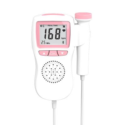 China High Quality Pregnant Heart Fetal Doppler High Security Baby Manufacturer LCD Digital Display Doppler Health Care Medical Home Care Large for sale