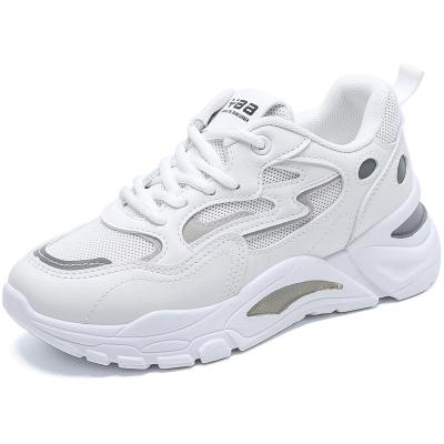 China 2021 Women's White Platform Sneaker Clumsy Dad Shoes Platform Shoes Sport Shoes for sale