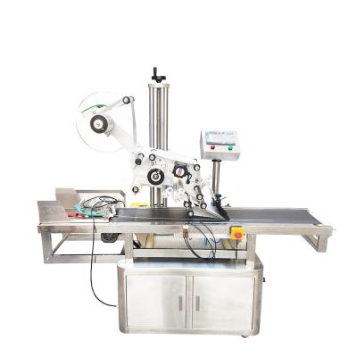 China YTK-T11300 Automatic Pouch Package Food Flatbed Top Socks Labeling Machine For Page Plastic Bag for sale