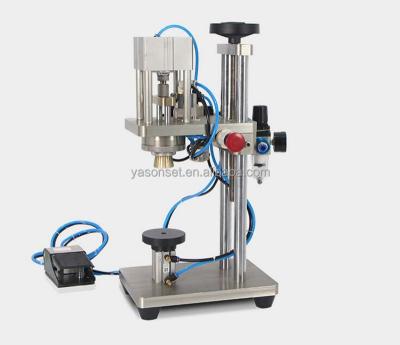 China Pneumatic control pneumatic perfume capping machine for perfume spray cap for sale