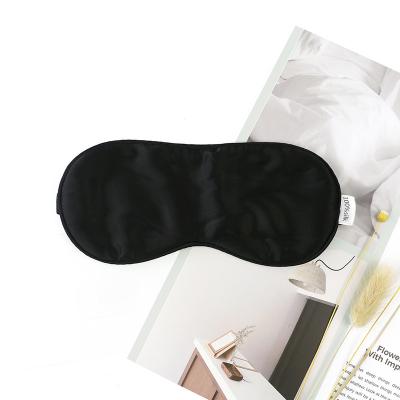 China Circles Dark Organic Satin Mulberry Silk Soft Eye Mask Set Weighted Real Suzhou 100% Pure Silk Eye Mask for sale