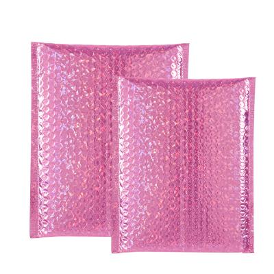 China Custom Shipping E-commerce Waterproof Packaging Ads Bubble Bag Shipping Envelope Bag With Bubble Wrap For Clothing for sale