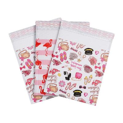 China Self Adhesive Custom Printing Poly Bubble Mailer Envelopes Padded Express Mailing Bag Self Sealing Bag for sale