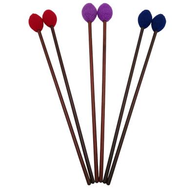 China JINGXUAN Educational Medium Toy Keyboard Marimba Mallets with Maple Handle and Colorful Wire Head for sale