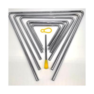 China Toy Professional Supplier Metal Educational Material 4 Inch Steel Triangle for sale