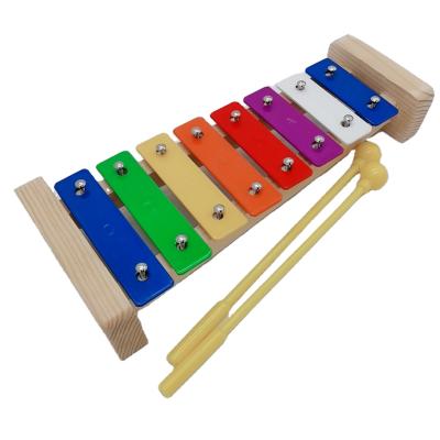 China Educational Toy Xylophone Musical Toy Clear With Sounding Metal Keys For Children Kid Musical Toy for sale