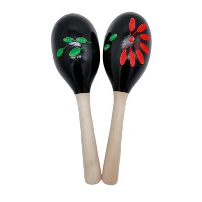 China Toy Environmentally Materials Educational Friendly Children's Wooden Maracas for sale