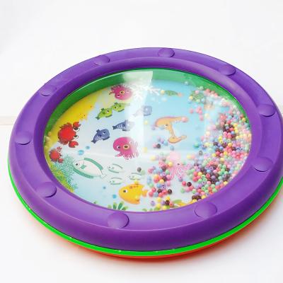 China Ocean Drum Educational Drum Wave Toy Colorful Plastic for sale