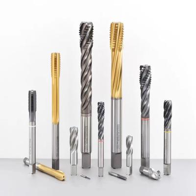 China Popular Outstanding Quality Solid Carbide CNC Steel Flute Taps Spiral Tap for sale