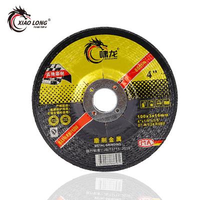 China Cutting XIAOLONG High Speed 100mm Cutting Wheel Grinding Cutting Disc Metal for sale