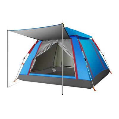 China UV-Resistant Waterproof Glamping Camping Tent With 210T Polyester Fabric Stable Outdoor Camping Tents for sale